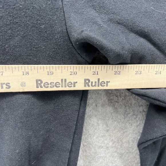 Vans Sweater Women Small Ladies Black White Hoodie Pullover Drawstring Cropped - Picture 7 of 13